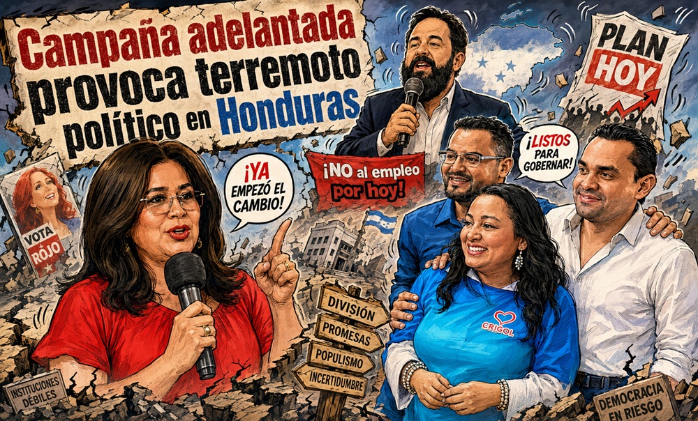 Campaña adelantada provoca terremoto político en Honduras