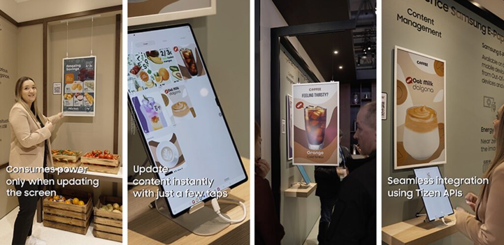 Samsung redefine pósteres digitales para pymes más rentables