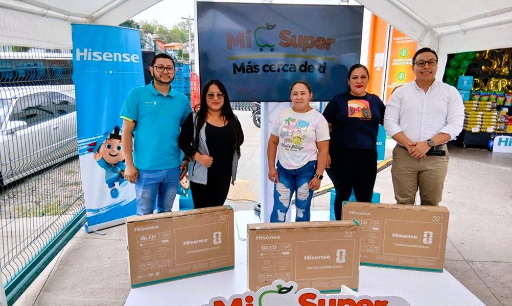 Mi Super e Hisense premiaron fidelidad con ocho televisores